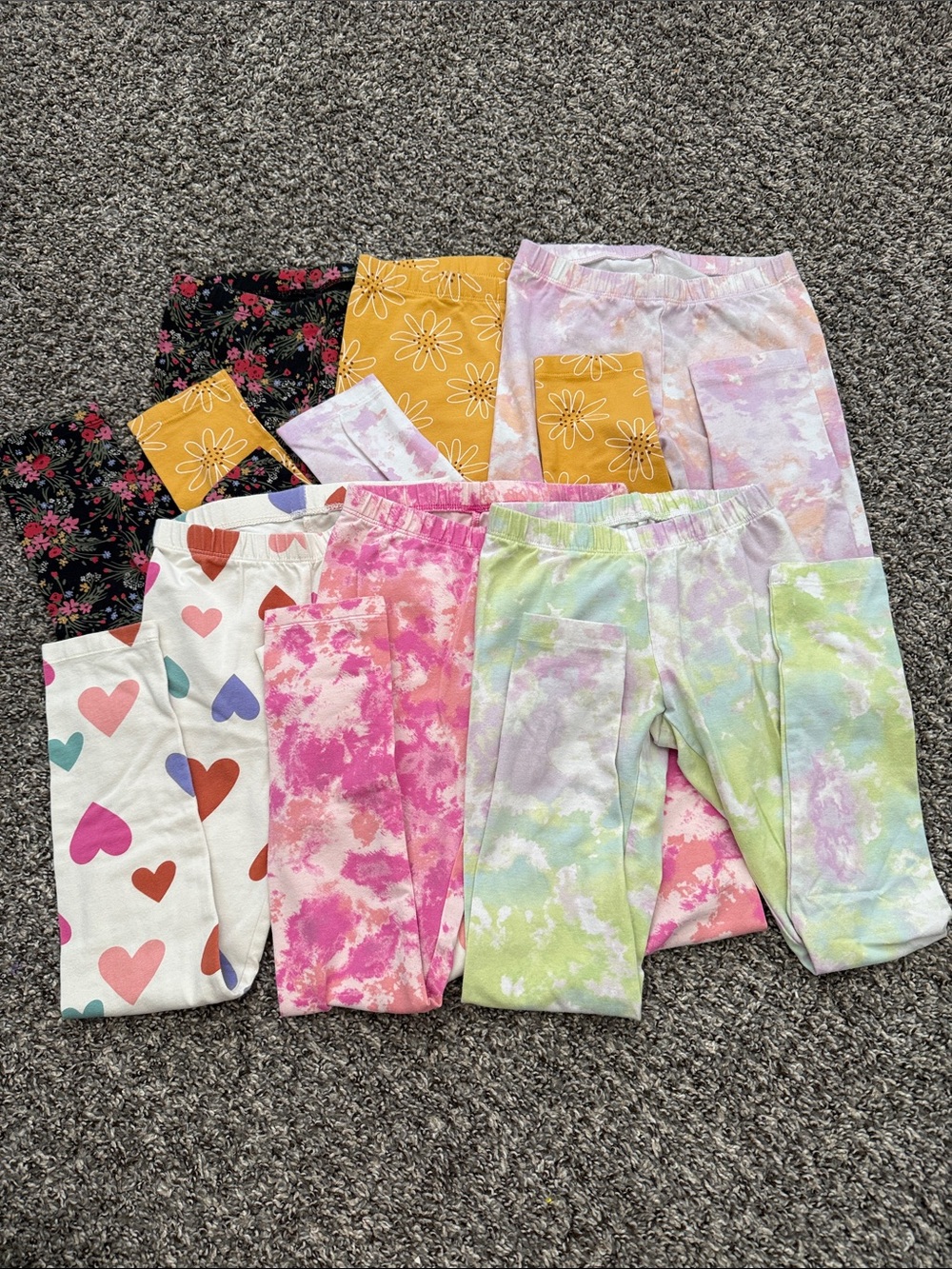 Leggings for girls Bundle (6pcs) - Assorted Colors